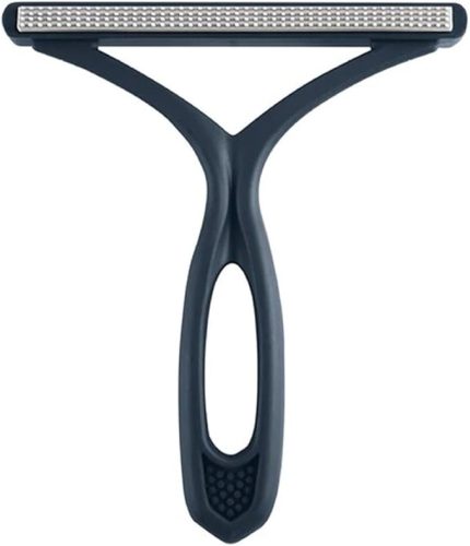 Kedi Köpek Tüy Toplayıcı Çift Taraflı Pamuk Tiftiği ve Tüy Toplama Fırçası (Lacivert)