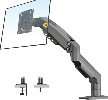Bayou Nb F80 17-30 " LCD / LED Monitör Tutucu Kol Amortisörlü Vesa Monitör Standı 2-9 Kg Yeni