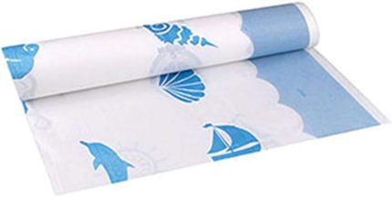 At Market Roll-Up Rulo Kağıt Masa Örtüsü Marin Desenli 100 x 150cm 16 Yaprak