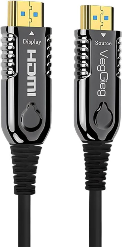 4K 60Hz 18Gbps HDR ARC HDCP Fiber Optik HDMI 2.0 Kablo 40 Metre