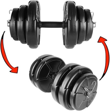 Ecgspor 30 kg (2x15 kg) Dambıl Seti ve Ağırlık Seti Vücut Geliştirme Aleti