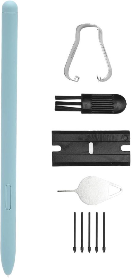 Tab S6 Lite Için Kalem, Tab S6 Lite Için 5 Yedek Uçlu Tablet 10.4 inç -P610 -P615 (Mavi)