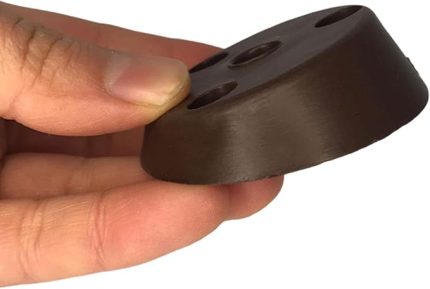 Ayak Tabanı Kahverengi Mobilya Masa Sehpa Ayağı Bağlantı Aparatı Açılı Plastik