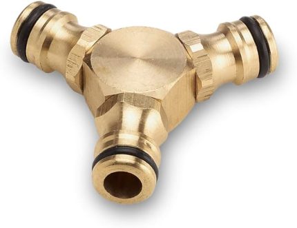 Pirinç Üç Yönlü Bağlantı Konnektör