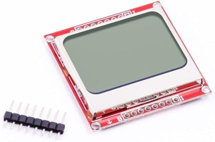 Robotik Kırmızı Nokia 5110 84x48 LCD