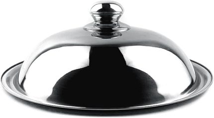 çelik Tencere kapağı çorba Tencereleri Kapak Tava kapağı Evrensel Tavalar Tencere Kapak Ev Restoran Için Kızartma tavası kapakları parçaları Aksesuar (34cm / 13,38 inç)