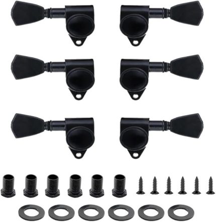 CB-50 Akustik Gitar İçin Kaliteli Profesyonel Burgu Takımı Black 1 SET