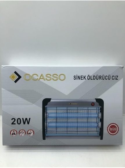 Işıklı Tavana Askılı UV 20W Sinek Öldürücü Elektronik Cız Cihazı Sivrisinek+Tüm Uçan Haşereler