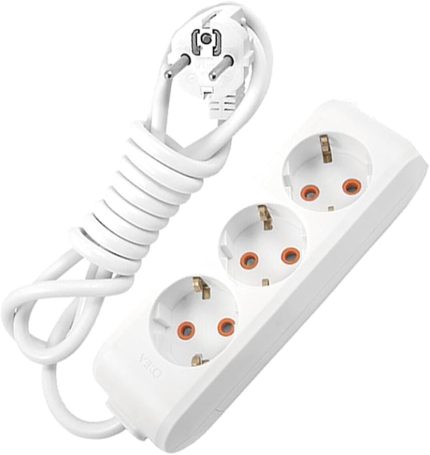 Multi-let 3 Lü 3 * 2,5 Mm Ttr 10 Metre Uzatma Kablosu Seyyar Uzatma Kablosu