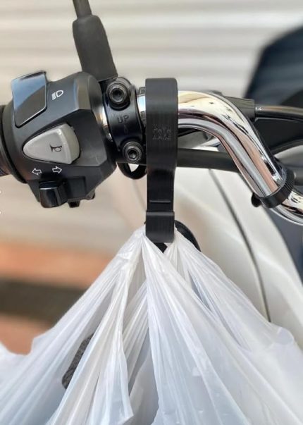 Pcx Gidon Poşet Askı Aparatı Siyah / Diğer Açık Gidonlu Motosikletlerle Uyumlu