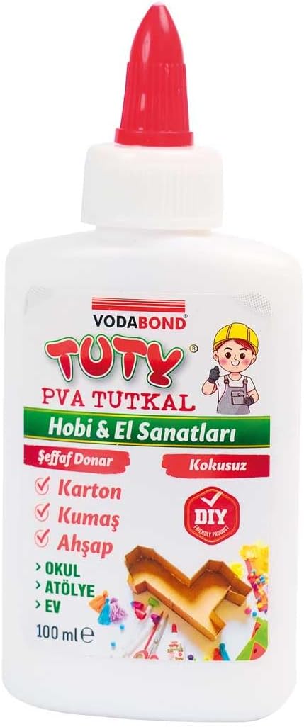 TUTY PVA TUTKAL 100 ML ŞEFFAF DONAR
