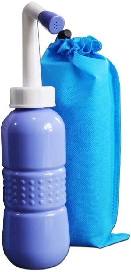 450ml İçme Bide Seyahat Bide Püskürtücü, Kişisel Hijyen Banyo Yardımı Duş Spreyi