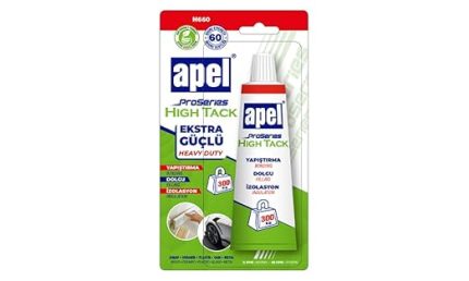 Apel Proseries High Tack Korniş Montaj Silikonu Ultra Hızlı Güçlü Yapıştırıcı Beyaz 75 ML