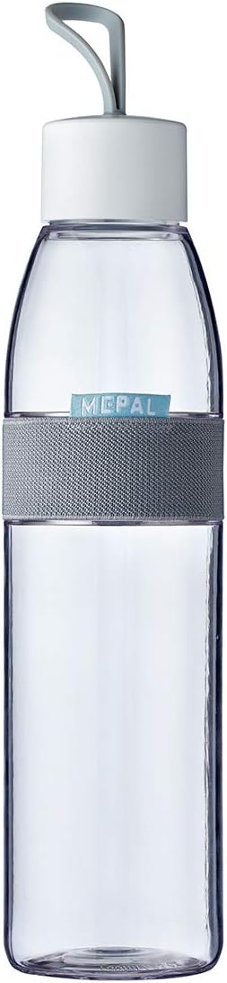 Ellipse beyaz içecek şişesi, 700 ml hacim, gazlı içecekler için de uygundur, kırılmaz malzeme, sızdırmaz, bulaşık makinesinde yıkanabilir