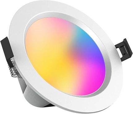 15W Akıllı LED'ler Gömme Aydınlatma RGBW Tavan Panel Işık APP Sesle Kontrol Kısılabilir 2700K-6500K Oturma Odası için Seçilebilir Spotlar Banyo Yatak Odası Mutfak Koridor