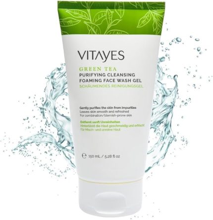 Yüz Temizleme Jeli Akne Siyah Noktaya Yatkın Ciltler Için Yeşil Çay Özlü, 150 ml