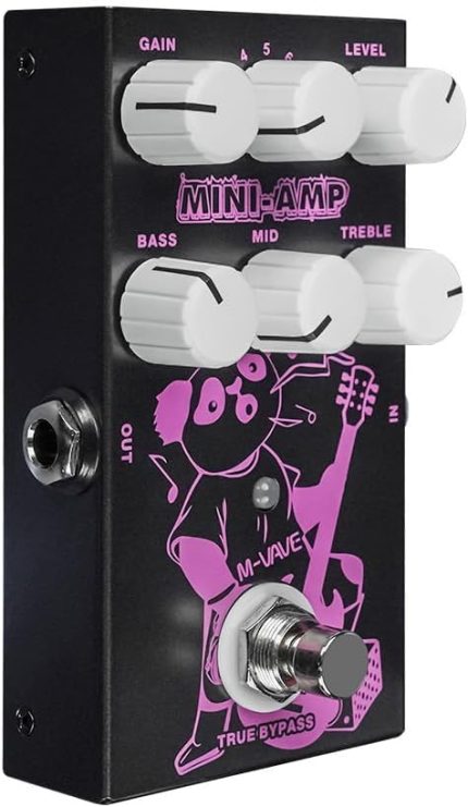 Elektro Gitar Efekt Pedalı DC 9V 3 vitesli EQ Ayarlayıcı Taşınabil Gitar Çoklu Efekt Pedalı 9 vitesli Müzik Efektleri seçimi Hoparlör Mikser Kulaklık Ses Kartı iç Metal