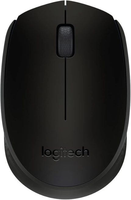 M171 Kablosuz Mouse, PC, Mac, Dizüstü Bilgisayar için, 2,4 GHz, USB Mini Alıcılı, Optik İzleme, 12 Aylık Pil Ömrü, Sağ ve Sol Elle Kullanıma Uygun, Siyah