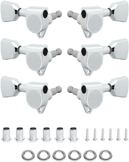 CB-40 Akustik Gitar İçin Kaliteli Profesyonel Burgu Takımı Silver 1 SET