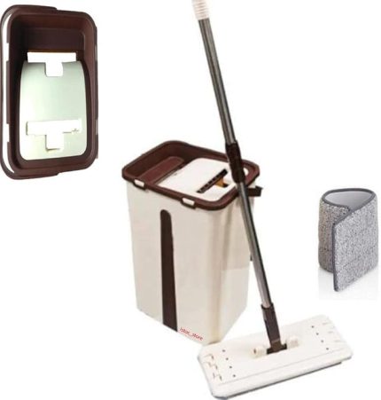 Nesil Microfiber Tablet Mop Pratik Temizlik Seti 2 Hazneli Üst Düzey Yer ve Duvar Temizlik Seti