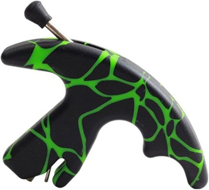 Yay Serbest Bırakma Yardımı Okçuluk Serbest Bırakma Paslanmaz Çelik Bileşik Yay Aksesuarı Için Başparmak Tetiği