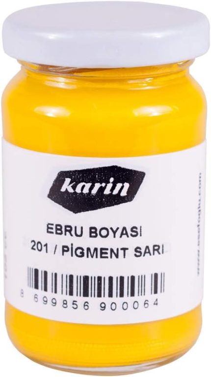 Ebru Boyası 105 ml 201 Pigment Sarı