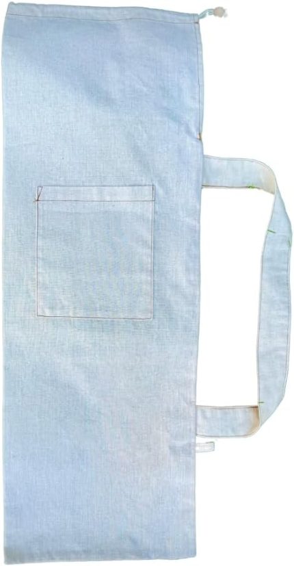 Mat Taşıma Çantası (8 mm uygun,%100 Ham Pamuk), Spor Çantası, Yoga Pilates Mat Çantası, Mat Çanta