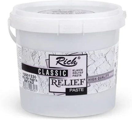 Klasik Rölyef Pasta 1200gr Beyaz