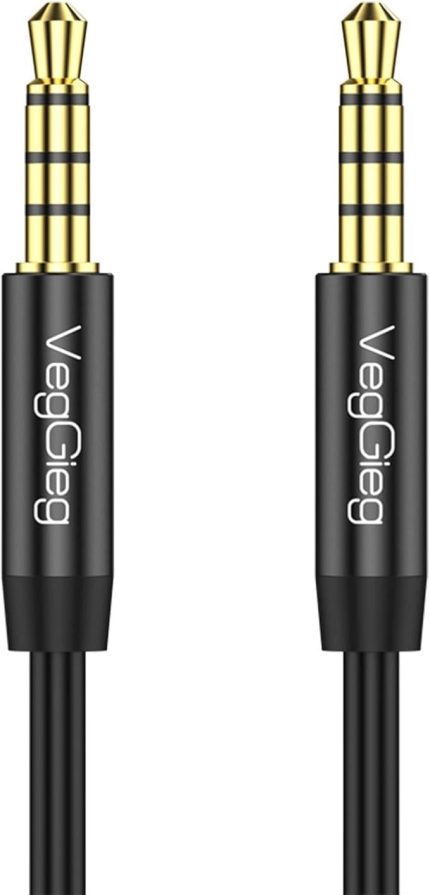 3.5mm Jack TRRS Hi-Fi AUX Mikrofon ve Ses Kablosu 5 Metre