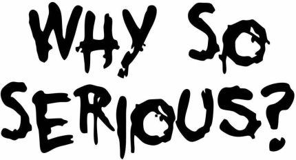 So Serious Sticker Motor, Kask, Laptop, Araba Sticker 15x8 Cm