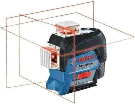 Professional GLL 3-80 C Çizgi Lazer (30m Çalışma Alanı [Alıcı ile 120m], 1 x 12V 2.0Ah Akü, GAL 12V-40 Şarj Cihazı, IP 54 Toza Karşı Koruma Sistemi, Kırmızı Lazer, BM 1 Tutucu, L-Boxx 136)