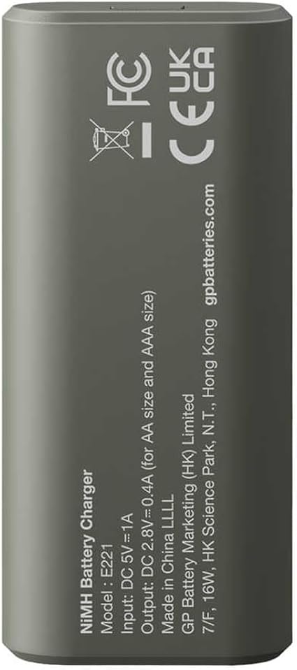 E221 USB Pil Şarj Cihazı 2 Adet 2600mAh AA Kalem Pilli Set - Görsel 4