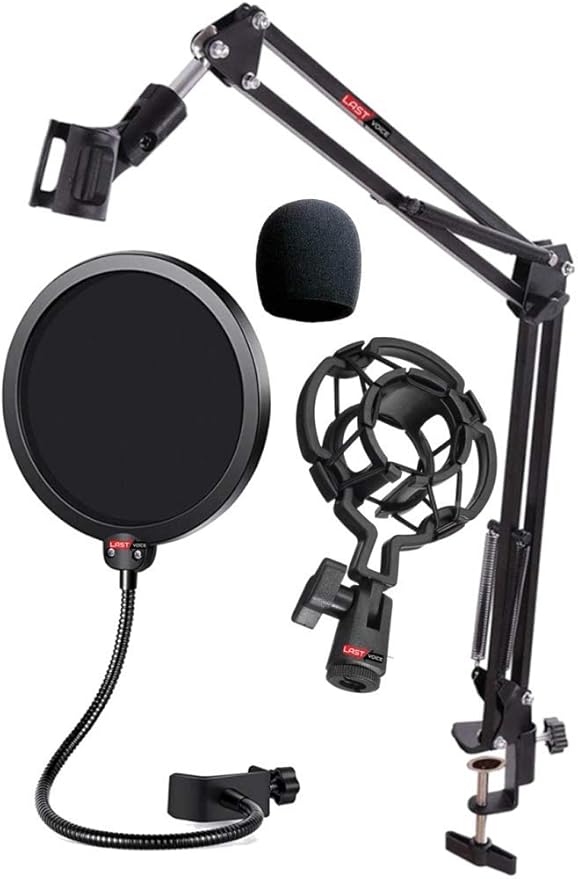 Nb39PSMX Mikrofon Standı Shock Mount Pop Filter Sünger Seti