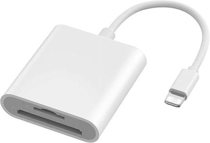 i-OS i-Pad ve i-Phone Uyumlu 8 Pin Lighting Çevirici Adaptör Micro SD ve SD Kart Okuyucu (8 Pin)