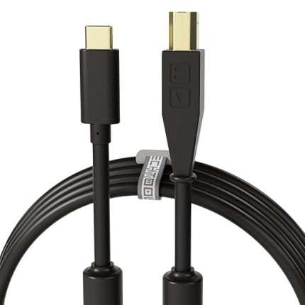 TechTools Chroma Cables USB-C to B - 1.5mt | Black