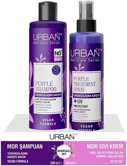 Care Mor Şampuan 250 ml Sülfatsız + Mor Sıvı Krem, 200 ml Set
