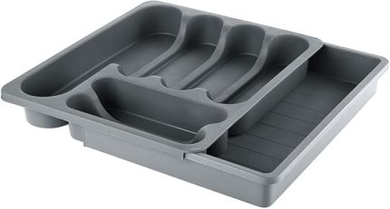 Uzayabilen Kayar Kaşıklık, Pratik Çekmece İçi Ayarlanabilen Kaşıklık Kepçelik Düzenleyici Organizer