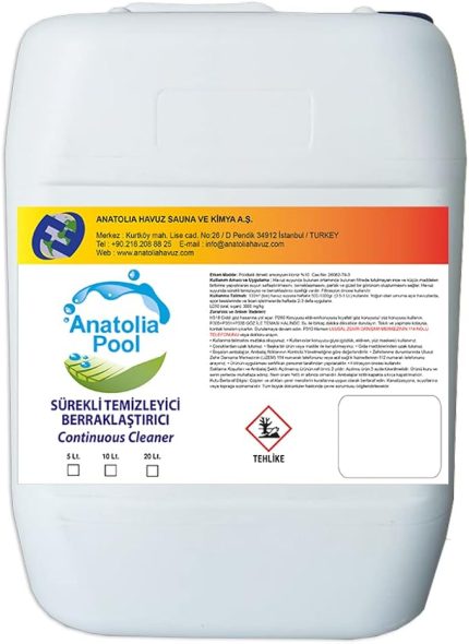 Pool Sürekli Temizleyici 20 Lt (Continuous Cleaner)