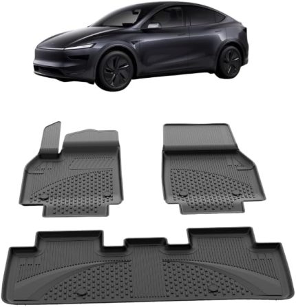 Tesla Model Y Juniper 2025+ ile Uyumlu 4.5D PRO Premium Oto Havuzlu Paspas