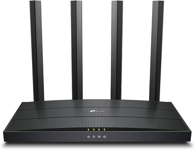 Archer AX12, AX1500 Wi-Fi 6 Gigabit Portlu Kablosuz Router, Fiber Destekli, 4 Gigabit LAN Portları, WPA3, Oyun için İdeal Xbox/PS4/Steam ve 4K