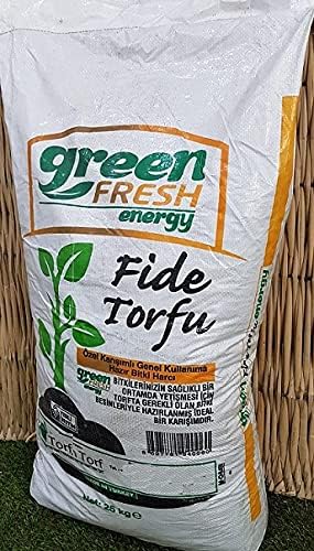 fresh Torf 80 LT Çiçek Toprağı Saksı Toprağı Doğal Tohum Ekim Torfu