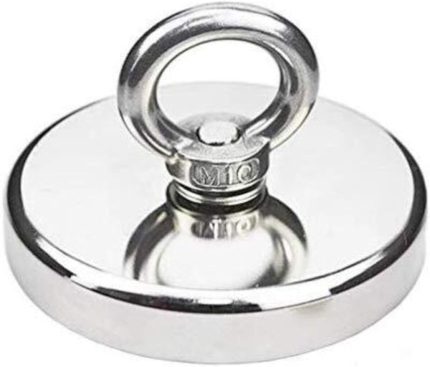 Magnet Magnet Fishing, 80Mm Askılı Güçlü Büyük Neodyum Mıknatıs, Kurtarma Mıknatısı