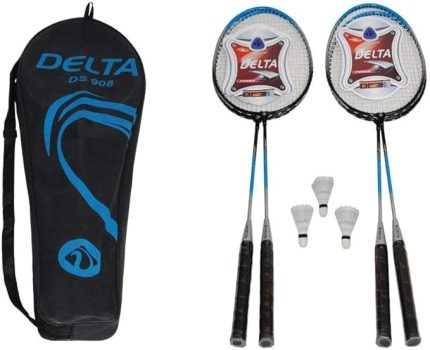 Unisex Çantalı Badminton Raketi, Çok Renkli, Tek Beden