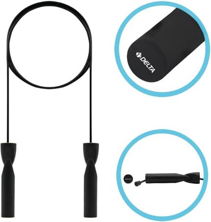 spor Rulmanlı Uzunluğu Ayarlanabilir Siyah Atlama İpi Atlama İpi Unisex, Çok Renkli, Tek Beden, S, M, L veya XL