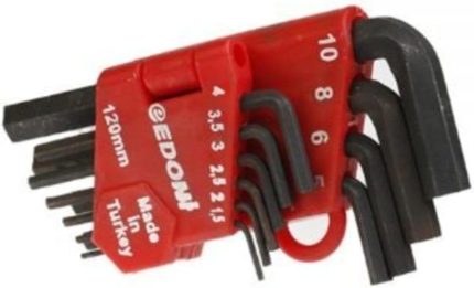 10lu 120 mm Alyan Anahtar Takımı