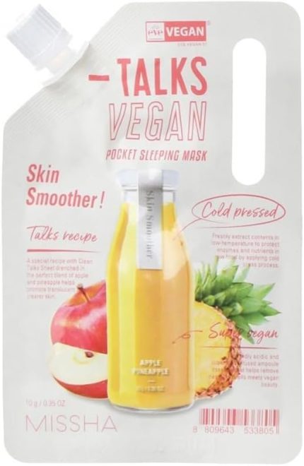 Görünüm Veren Vegan Uyku Maskesi 10g Talks Vegan Pocket Sleeping Mask (Skin Smoother)