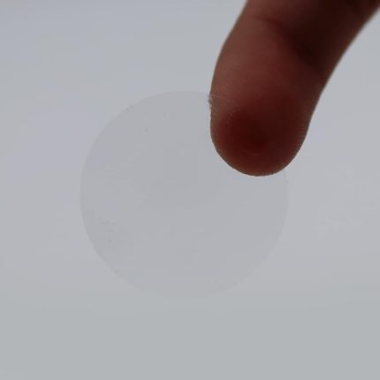 Çap Kutu Kapatma Etiketi Rulo Etiket, 30mm x 30mm Çap 900 Adet, Yuvarlak Transparan Sticker