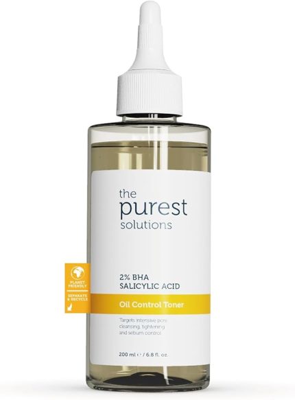 Purest Solutions, Siyah Nokta ve Gözenek Görünümü Önlemeye Yardımcı Salisilik Asit Tonik,Yağlı Ve Karma Cilt, 200 ml