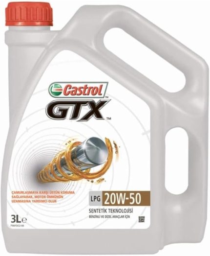 Gtx Lpg 20w-50 3 Lt Lpg'li Araç Motor Yağı