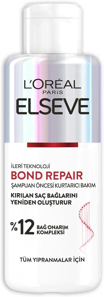 PARIS Elseve Bond Repair Tüm Yıpranmalar için Saç Bağlarını Yeniden Oluşturan Şampuan Öncesi Kurtarıcı Bakım 200 ml